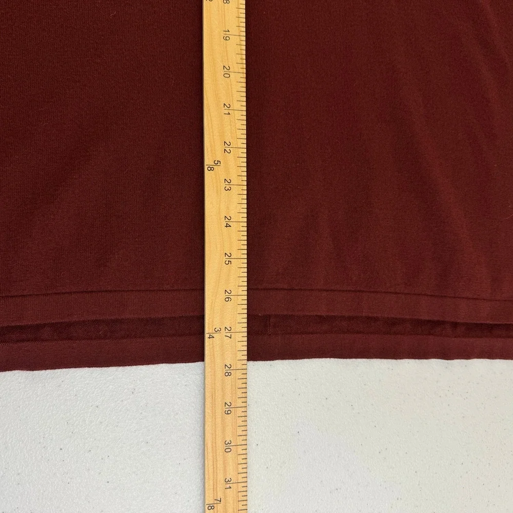 NEW Banana Republic Core Temp Easy Long Sleeve Sweater Hoodie Maroon Mens Size M